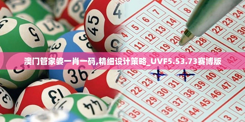 澳门管家婆一肖一码,精细设计策略_UVF5.53.73赛博版
